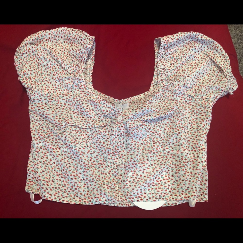 Princess Polly Floral Crop Top